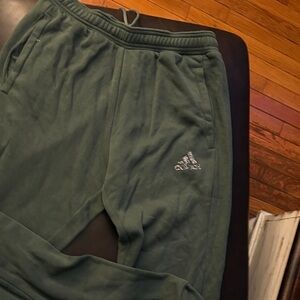 Adidas adult  Dark Green Joggers